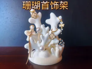 珊瑚首饰展示架