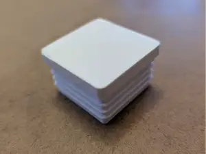 Aluminum Square Profile End Cap 40x40 mm