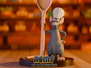 Ratatouille Remy the Chef Collectible Figurine