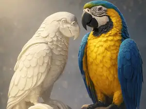 Realistic Macaw Parrot – Elegant Ara Model 3d HD