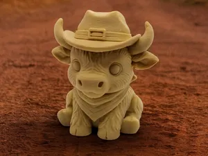Wilder Cowboy-Bulle mit Charme Kuh "SIE"