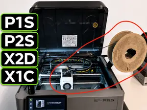 P2S / X2D / P1S / X1C Direct Spool holder for TPU