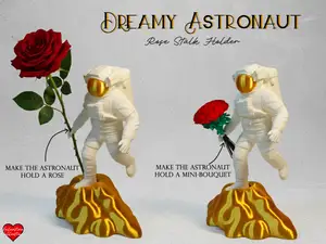 Dreamy Astronaut: Rose Holder (Free Sell License)