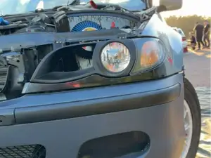 BMW E46 air iintake with headlight 2002-2006