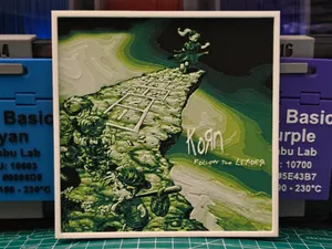 Korn "Follow the Leader" Album - Hueforge Art