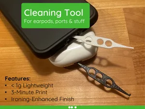Cleaning Tool - Earbuds & Ports (USB-C, Lightning)