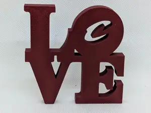 Cleveland Cavaliers Love Park Sign LOVE