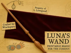 Luna Lovegood Inspired Cosplay Wand