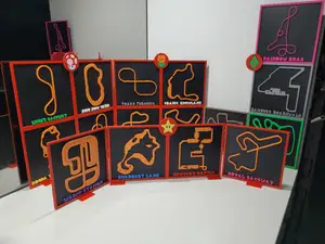 Mario Kart Tracks Display - N64 Maps