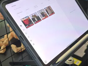 Market Tablet Stand For Box Storage