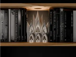 Gothic Cathedral Book Nook Lamp