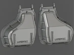 Audi A4 B6 headlights back cover