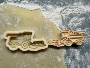 Combine harvester cookie cutter