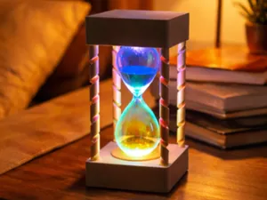 hourglass LED lamp
