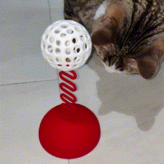 Wobbly toy for cats