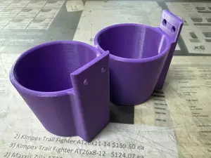 Wall cup holder (fits cups and cans)