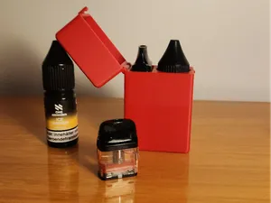 Nic Salt & Pod Carrier - Print-In-Place Design