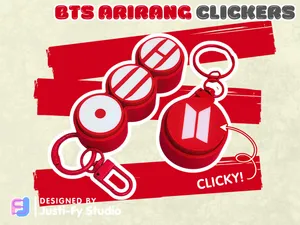 BTS Arirang Fidget Clicker Toy - KPOP Keychain