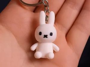 Cute Bunny Keychain