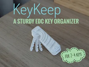 KeyKeep - A screwless EDC key organizer