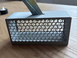 Spardose Wabenoptik