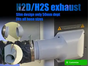 H2D, H2S exhaust