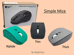 Simple Mice | Bambu Wireless Mouse Kit Compatible
