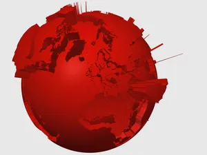 Globe of consumption based CO2 emissions/capita