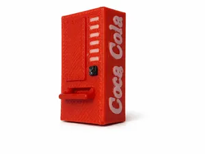 Diorama 1/64 distributeur de boissons coca cola