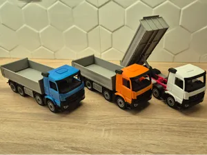 MB Actros 8x4 dump truck Kit Card