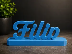 Custom Name Stand – Elegant Script Text