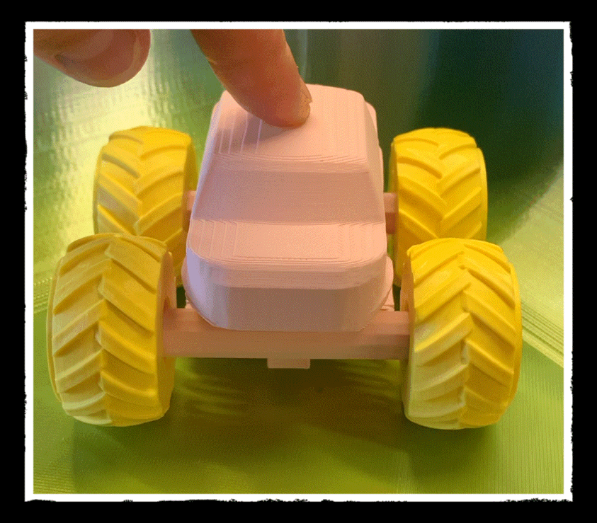 Monster truck with suspension toy car