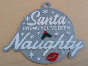 Santa Know's You've Been Naughty Ornament