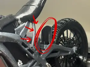 Rear Upgraded Surron Fender (For Mini Surron)