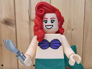 Big Brick Ariel the Little Mermaid. NO AMS