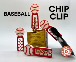Baseball Chip Clip