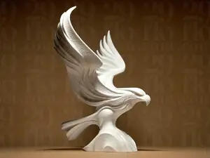 Elegant EAGLE Sculpture