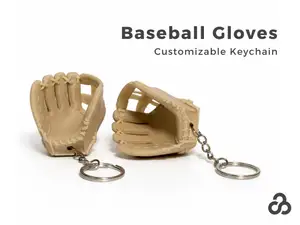 Mini Baseball Glove Keychain