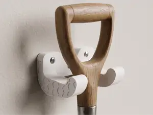 Heavy Duty Wall Mounted Shovel Garden Tool Holder