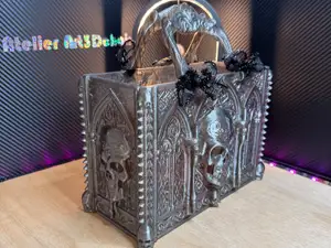 Sac Gotique artistique Architectural & Skull