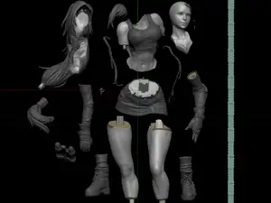 Tifa Lockhart multipart