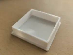 Square tubbing end cap 50x50x1.8 mm