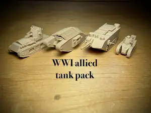 WWI allied tank pack