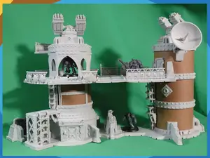 Tube Tower Set E, Grim Dark Modular Terrain