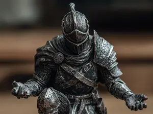 Kneeling knight - penholder