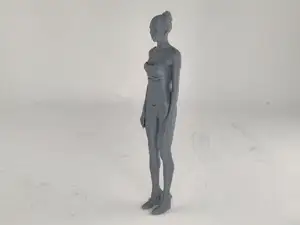 Fashion skinny woman standing