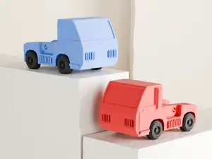 Toy Truck. Airport Truck toy. Rolling Wheels.