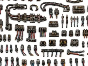 wiring greeble pack with wires and electrical