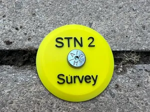 Land Survey Nail Washer