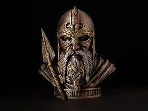 Odin Bust – Allfather | Norse Viking Sculpture